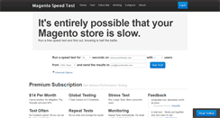 Desktop Screenshot of magespeedtest.com